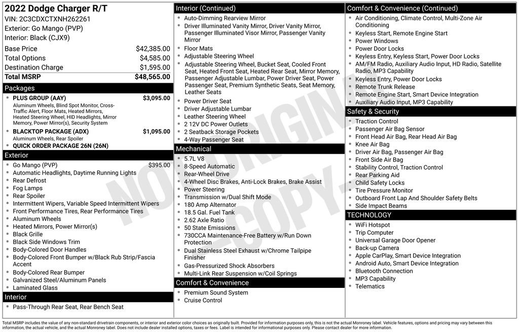 Used 2022 Dodge Charger R/T w/ Plus Group image 6