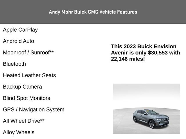 Used 2023 Buick Envision Avenir image 4