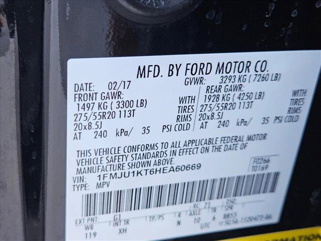 Used 2017 Ford Expedition EL XLT w/ Equipment Group 202A AWD/4WD image 15