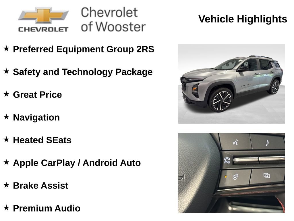 New 2026 Chevrolet Equinox RS w/ Safety and Technology Package AWD/4WD image 2