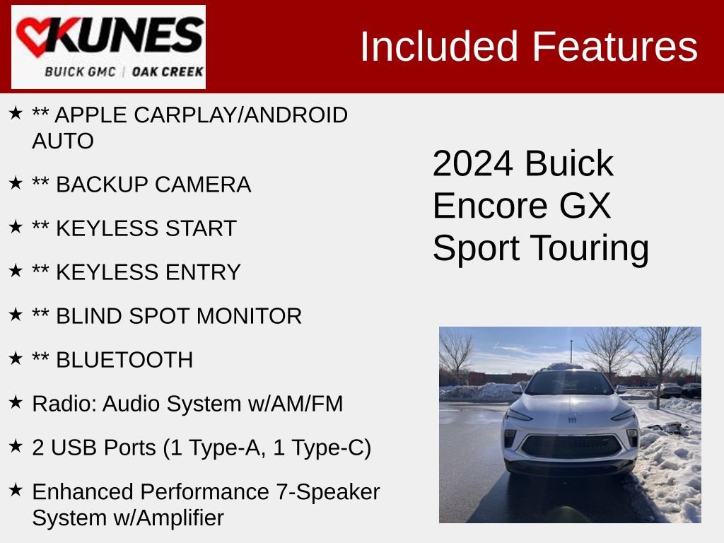 Used 2024 Buick Encore GX Sport Touring image 2