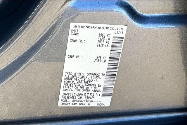 Used 2023 Nissan Altima 2.5 SV FWD image 18