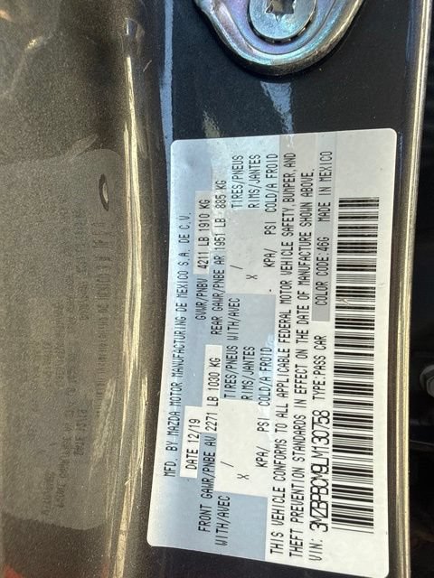 Used 2020 MAZDA MAZDA3 AWD Sedan w/ Select Package image 15