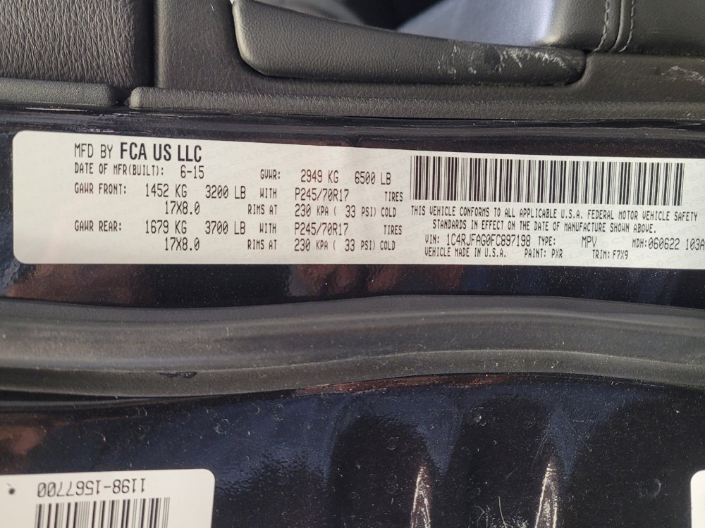 Used 2015 Jeep Grand Cherokee Laredo w/ Quick Order Package 23E image 33