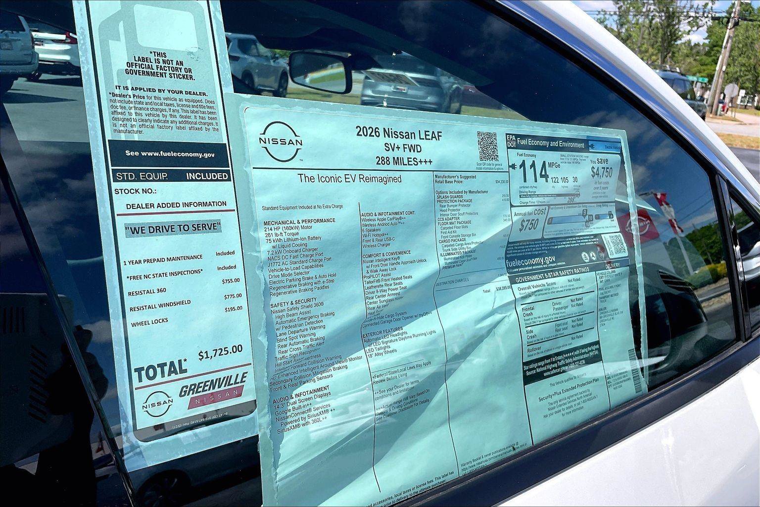 New 2026 Nissan Leaf SV+ w/ Illuminated Package FWD image 15