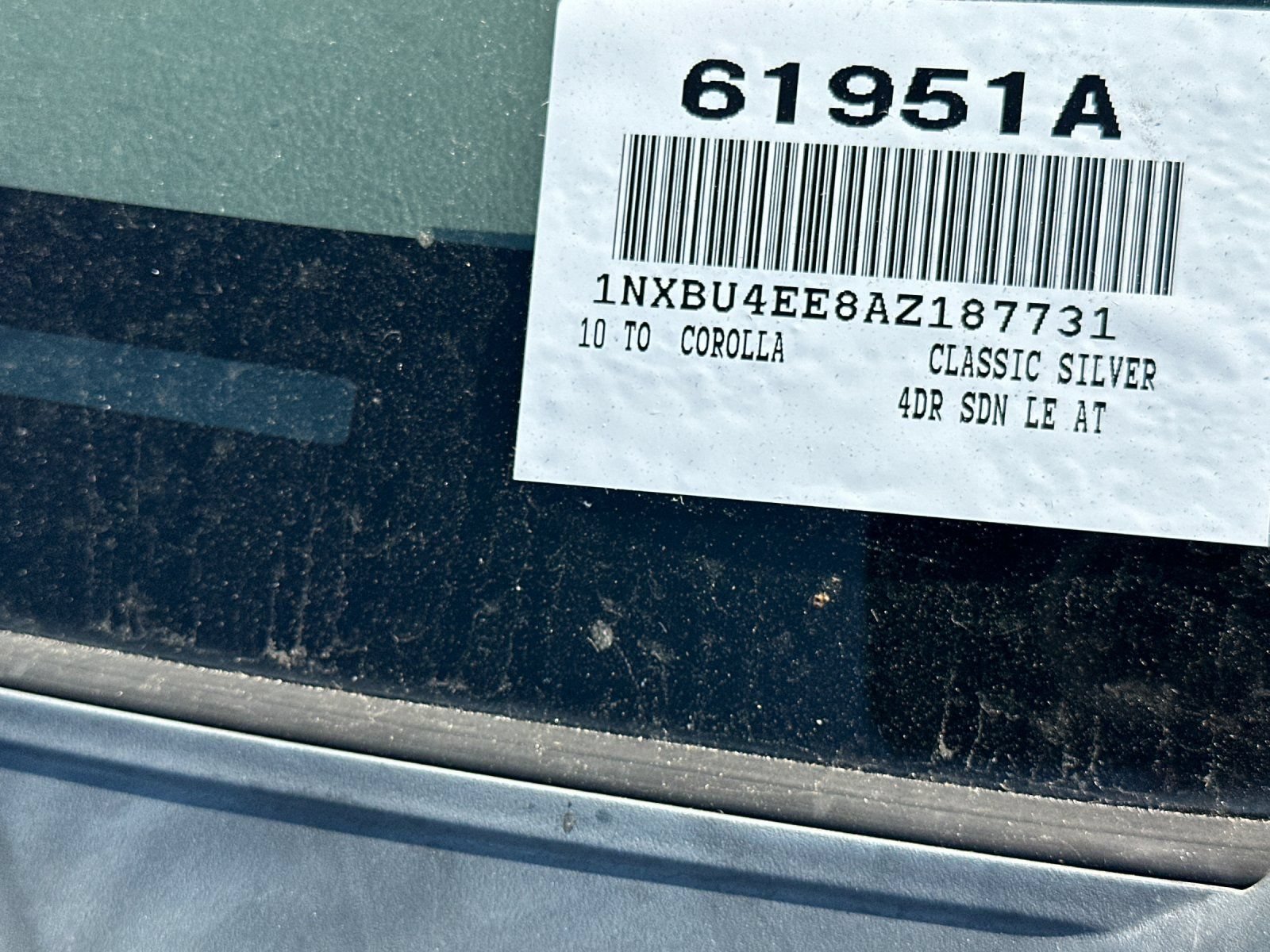 Used 2010 Toyota Corolla LE w/ All Weather Guard Pkg FWD image 4