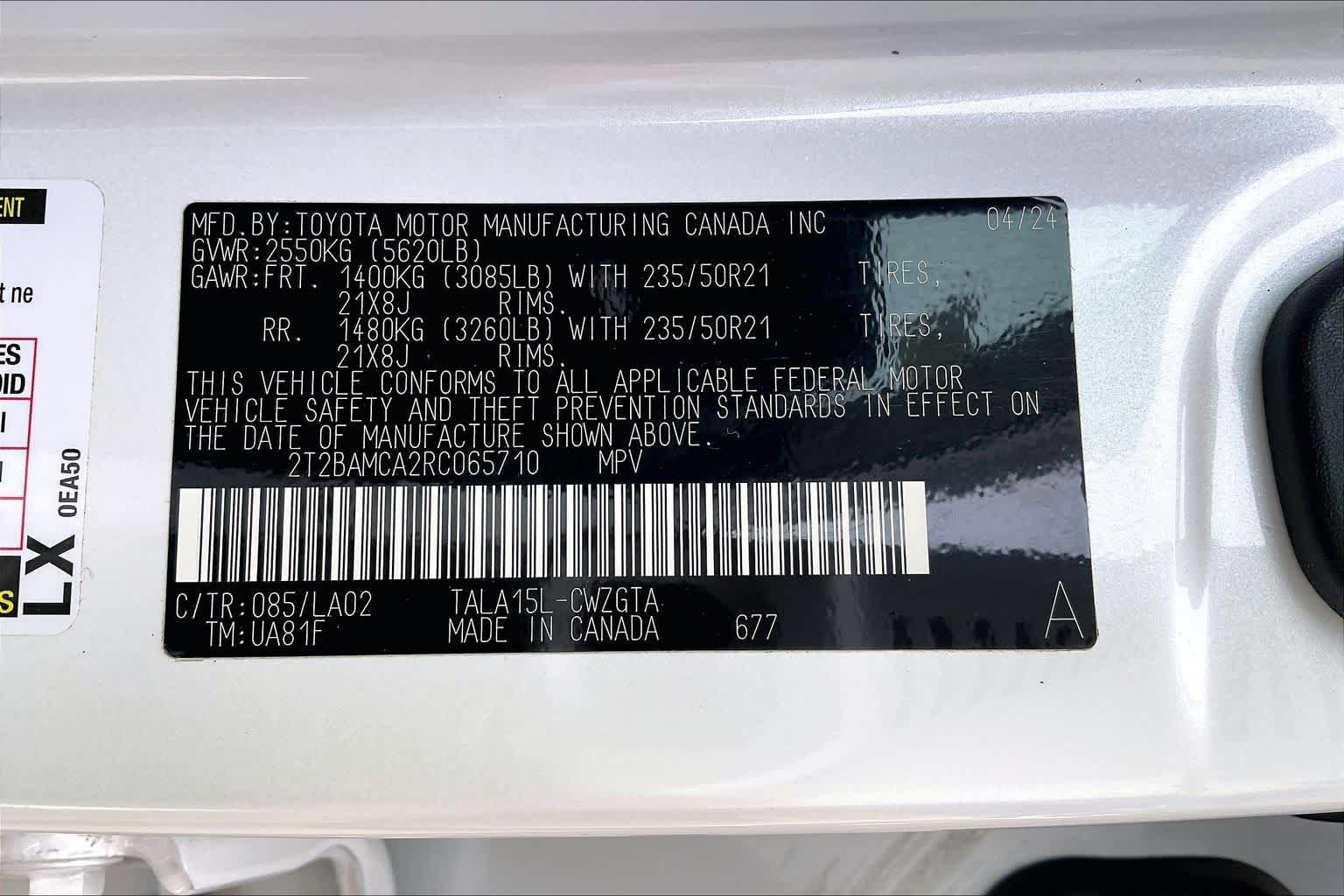 Certified 2024 Lexus RX 350 AWD w/ Convenience Package image 31