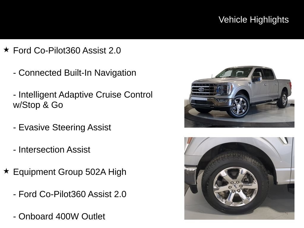 Used 2021 Ford F150 Lariat w/ Equipment Group 502A High AWD/4WD image 7