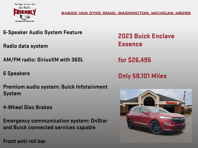 Used 2023 Buick Enclave Essence w/ Experience Buick Package image 15
