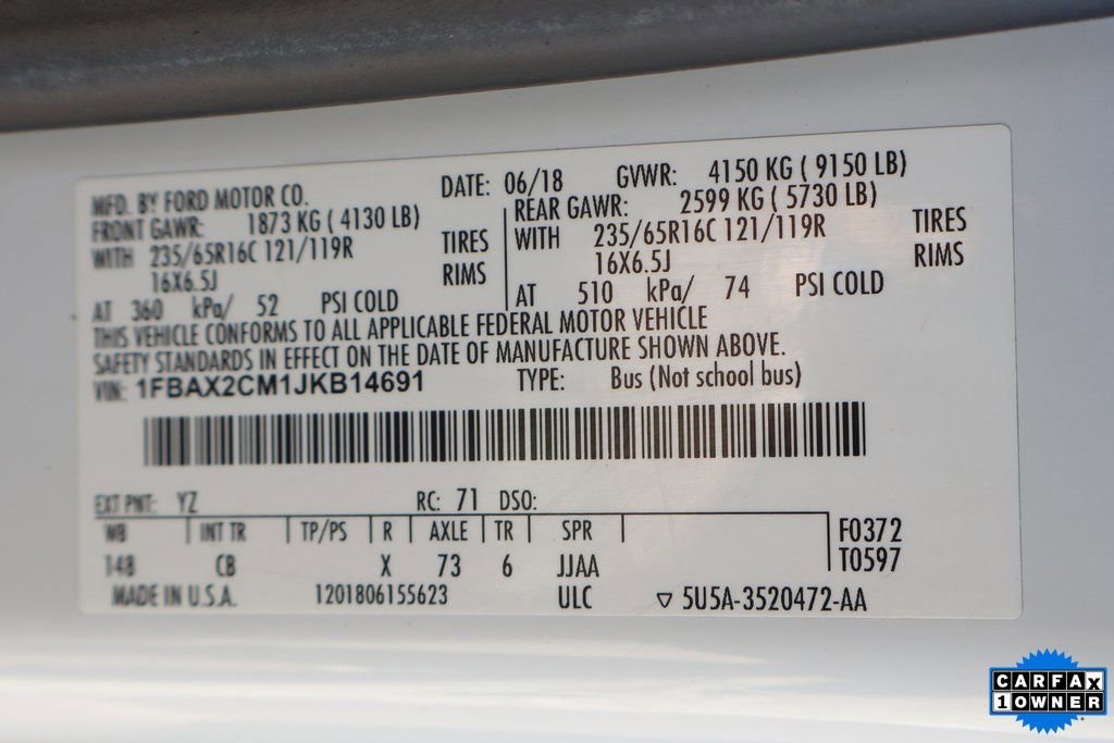 Used 2018 Ford Transit 350 XL image 46