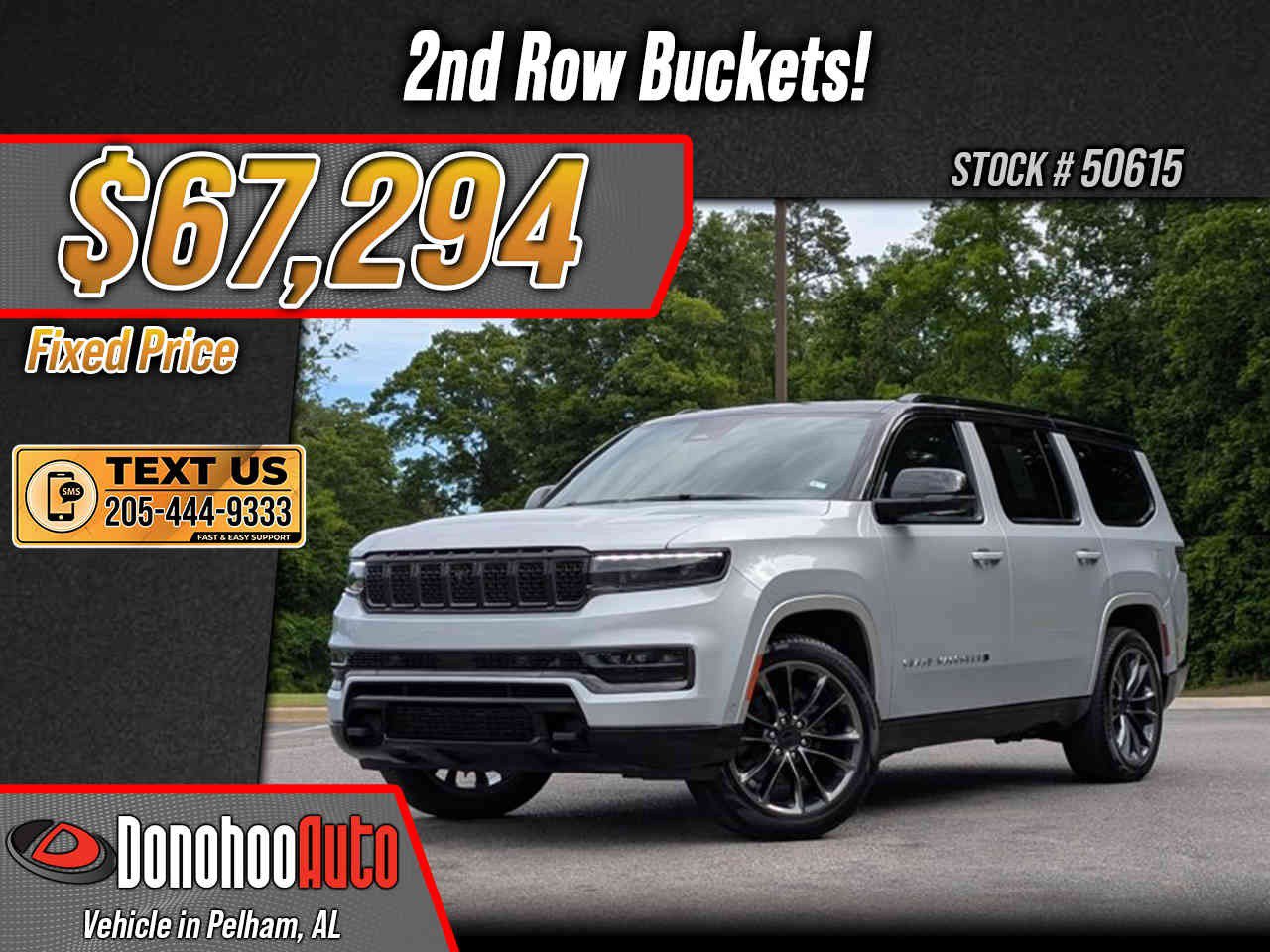 Used 2025 Jeep Grand Wagoneer Series II Obsidian w/ Quick Order Packagew 28T AWD/4WD image 1