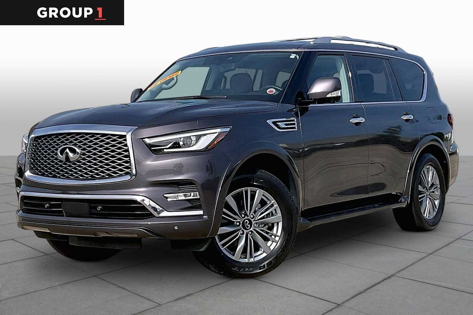 Used 2023 INFINITI QX80 Luxe w/ Cargo Package RWD image 1
