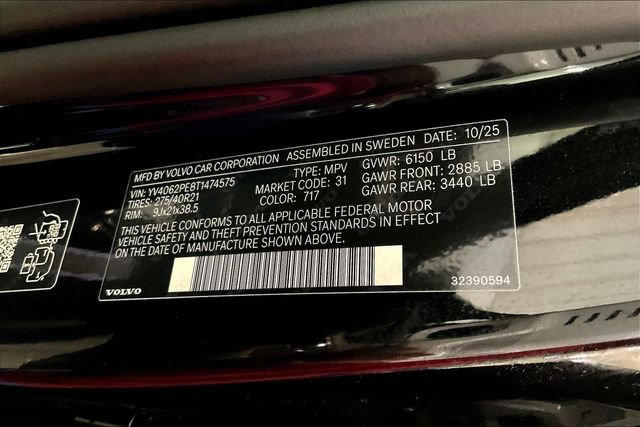 New 2026 Volvo XC90 B6 Plus w/ Protection Package image 9