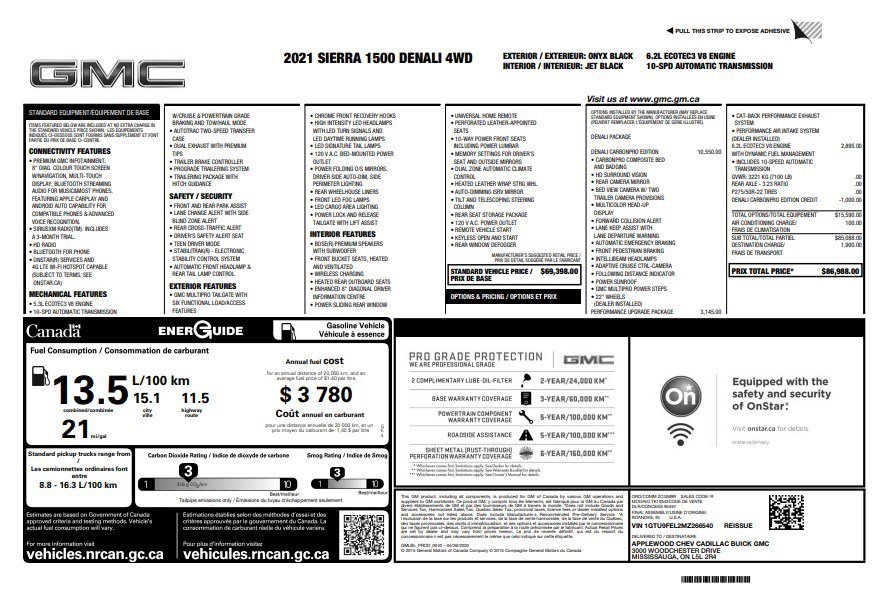 Certified 2021 GMC Sierra 1500 Denali w/ Denali Carbonpro Edition AWD/4WD image 34
