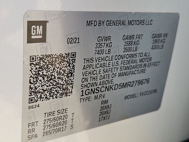 Used 2021 Chevrolet Tahoe LT w/ LT Signature Plus Package RWD image 27