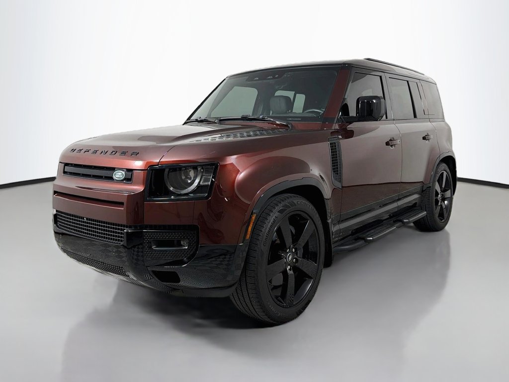 Certified 2025 Land Rover Defender 110 Sedona Red Edition AWD/4WD image 1