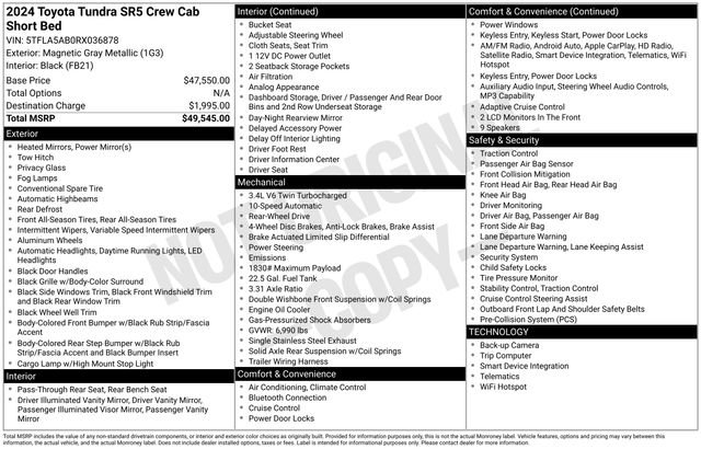 Used 2024 Toyota Tundra SR5 RWD image 67
