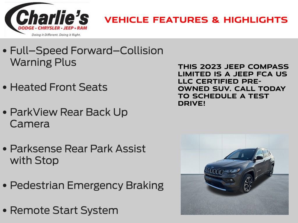 Used 2023 Jeep Compass Limited image 13