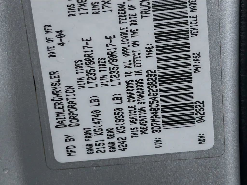 Used 2004 Dodge Ram 3500 Truck SLT w/ Trailer Tow Group image 18