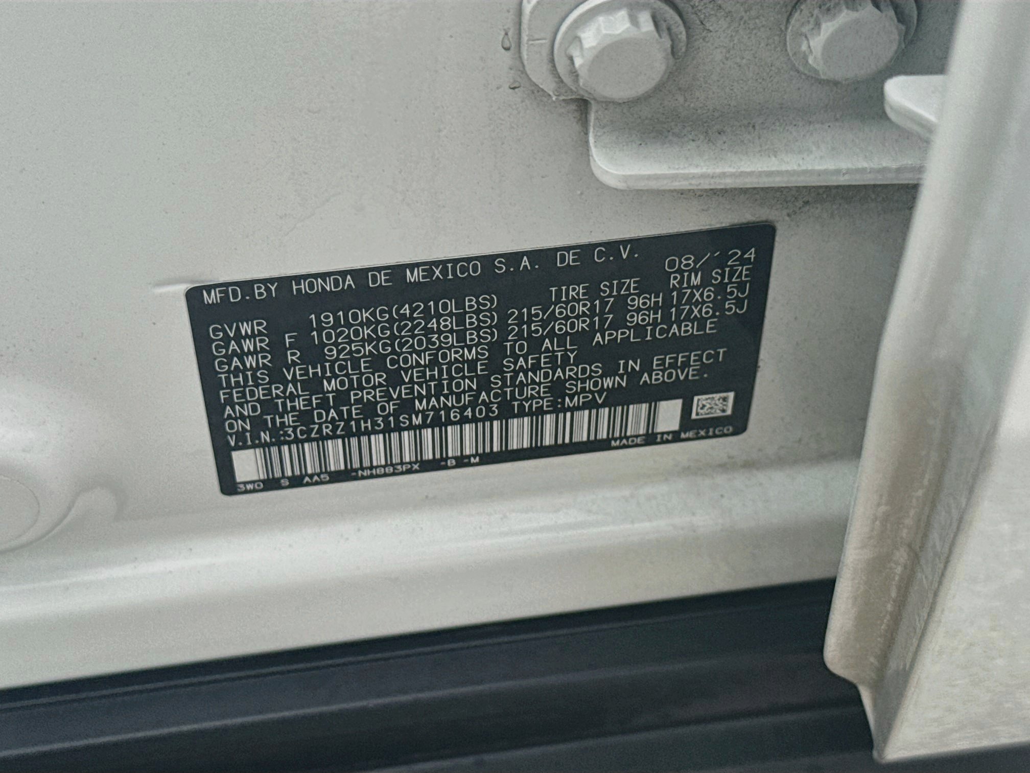 Used 2025 Honda HR-V LX image 34