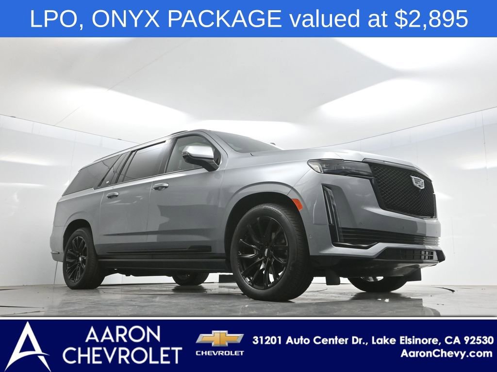 Used 2023 Cadillac Escalade ESV Sport Platinum w/ LPO, ONYX Package AWD/4WD image 2