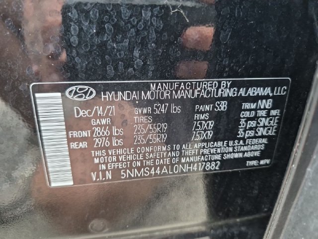 Used 2022 Hyundai Santa Fe Limited FWD image 29
