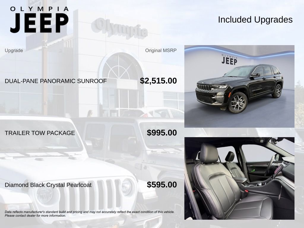 New 2025 Jeep Grand Cherokee Limited w/ Trailer Tow Package image 4