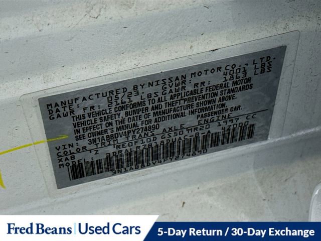 Used 2023 Nissan Sentra SR w/ Midnight Edition Package FWD image 30