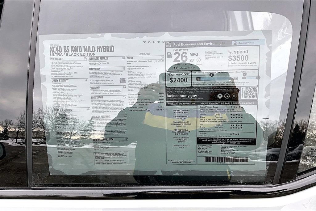 New 2026 Volvo XC40 B5 Ultra w/ Protection Package Premier AWD/4WD image 14