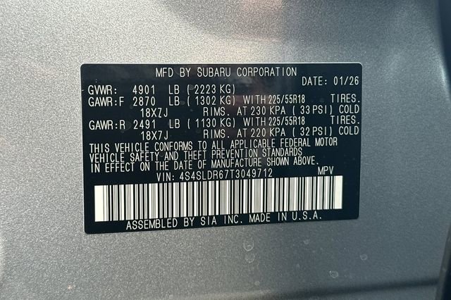 New 2026 Subaru Forester Limited image 24