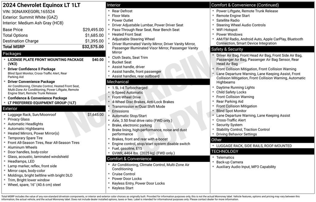 Used 2024 Chevrolet Equinox LT image 43