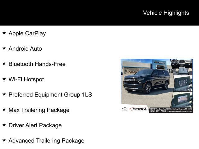 Certified 2024 Chevrolet Tahoe LS w/ Driver Alert Package AWD/4WD image 4