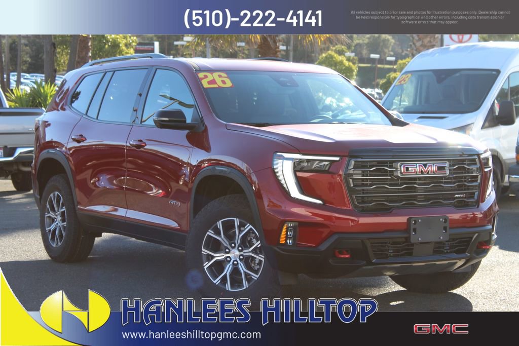 New 2026 GMC Acadia AT4 w/ Luxury Package