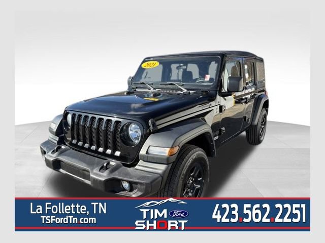 Used 2021 Jeep Wrangler Unlimited Sport image 1