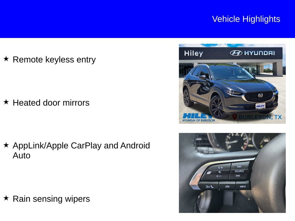 Used 2025 MAZDA CX-30 AWD 2.5 S w/ Select Sport Pkg image 9