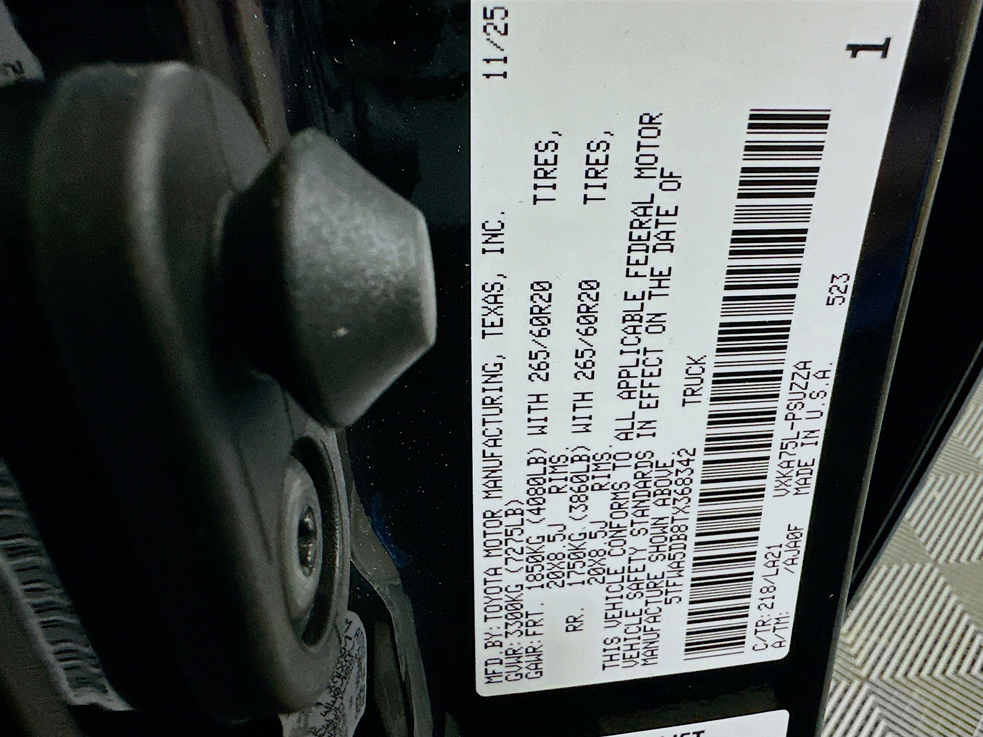 New 2026 Toyota Tundra Platinum image 12