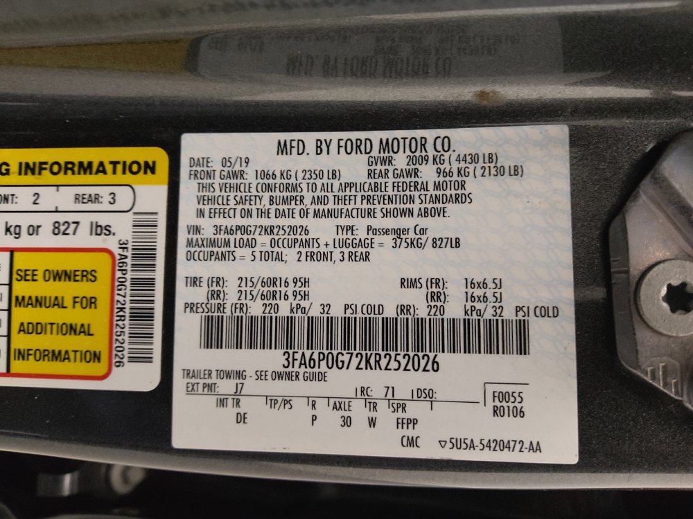 Used 2019 Ford Fusion S FWD image 33