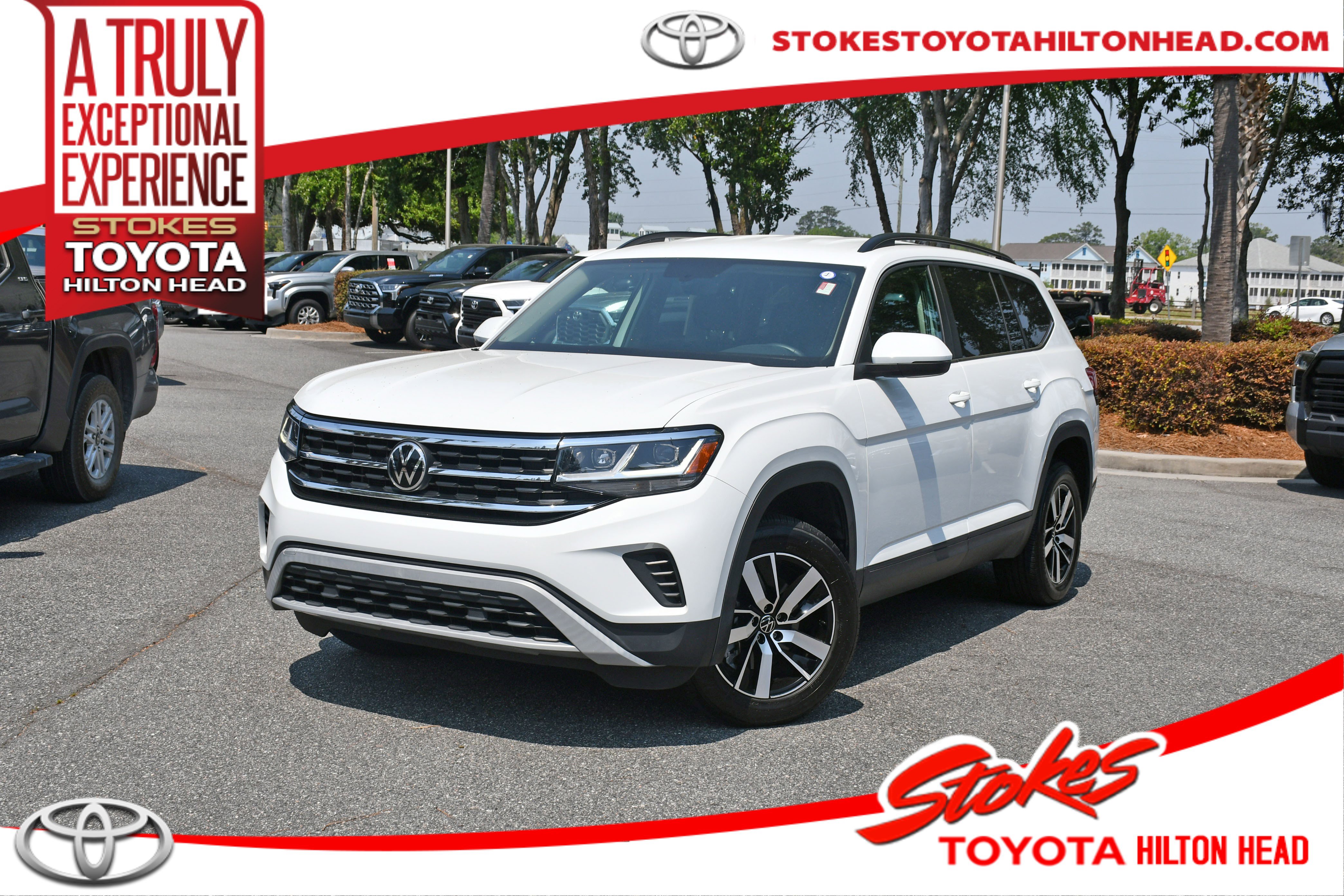 Used 2022 Volkswagen Atlas SE FWD image 1