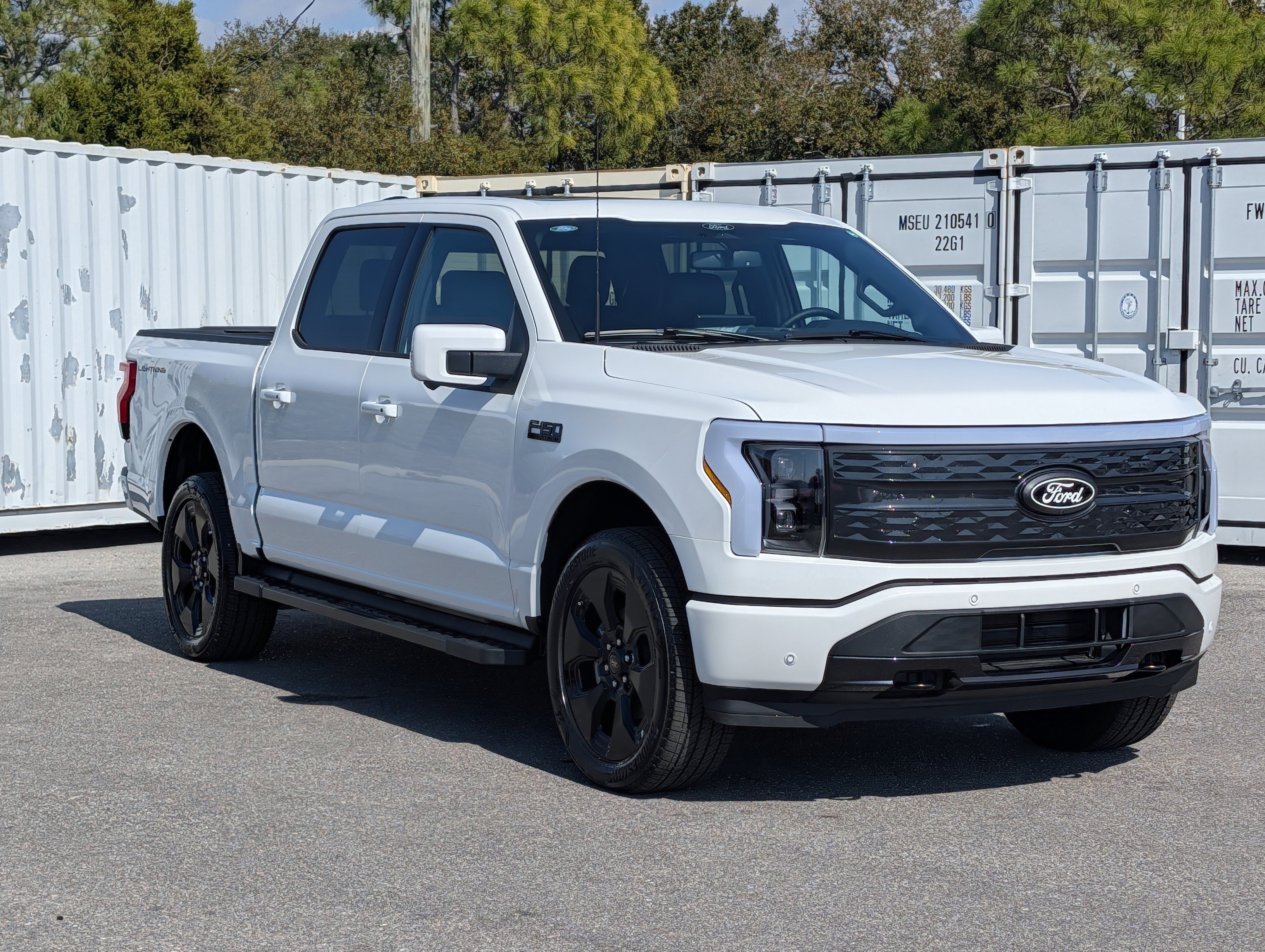 New 2025 Ford F150 Lightning Platinum w/ Dark Elements Package video 2