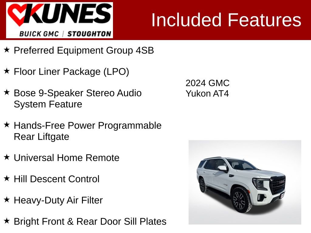 Used 2024 GMC Yukon AT4 image 2