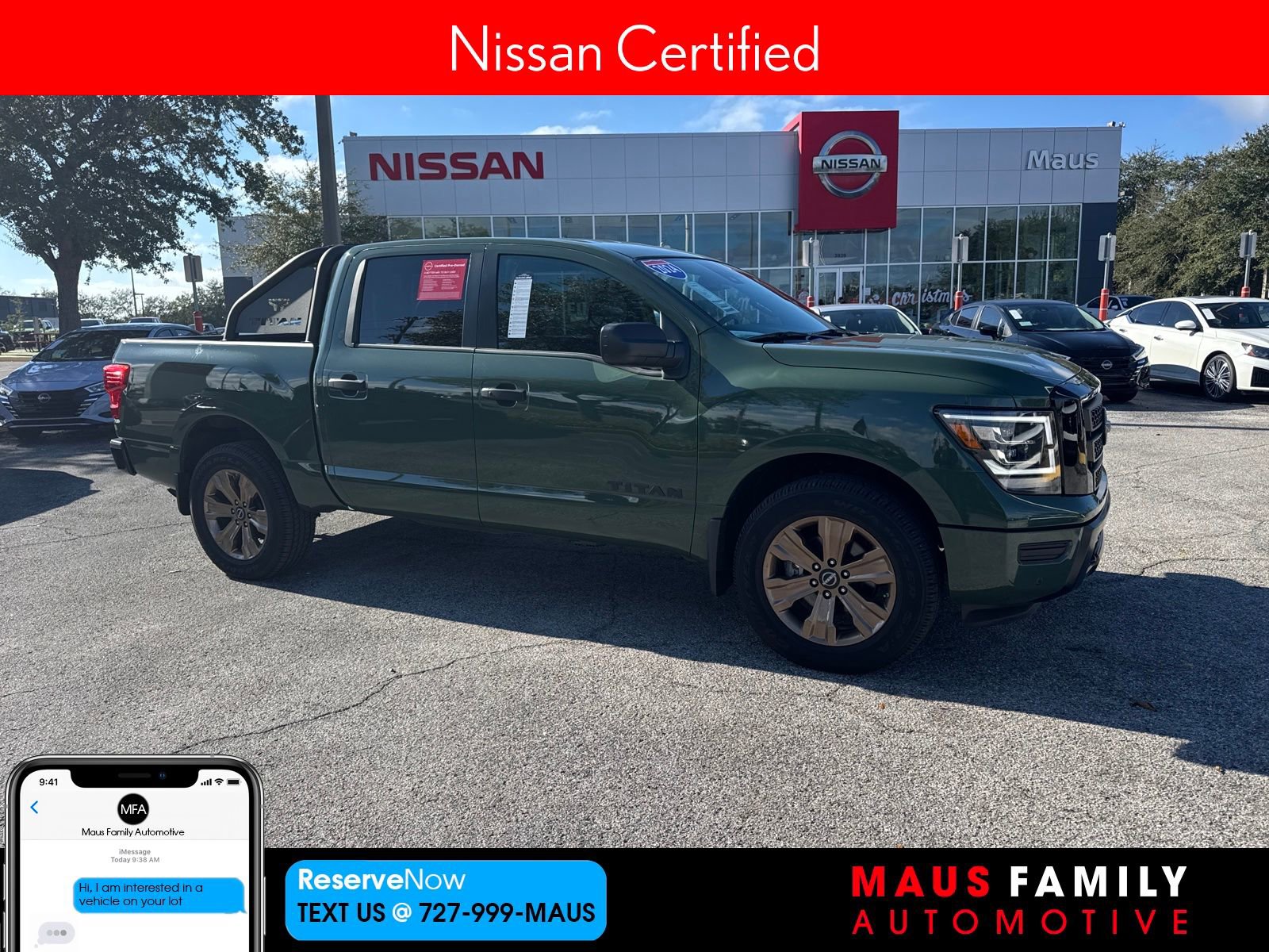Certified 2024 Nissan Titan SV w/ SV Bronze Edition Package 360° Tour