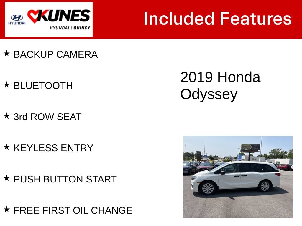 Used 2019 Honda Odyssey LX image 2