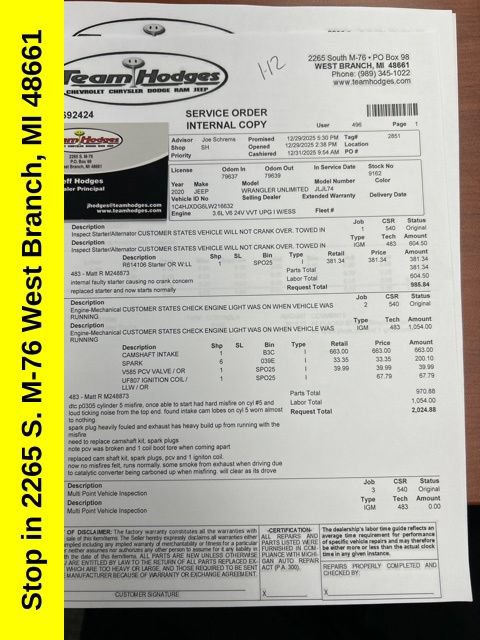 Used 2020 Jeep Wrangler Unlimited Sport AWD/4WD image 42