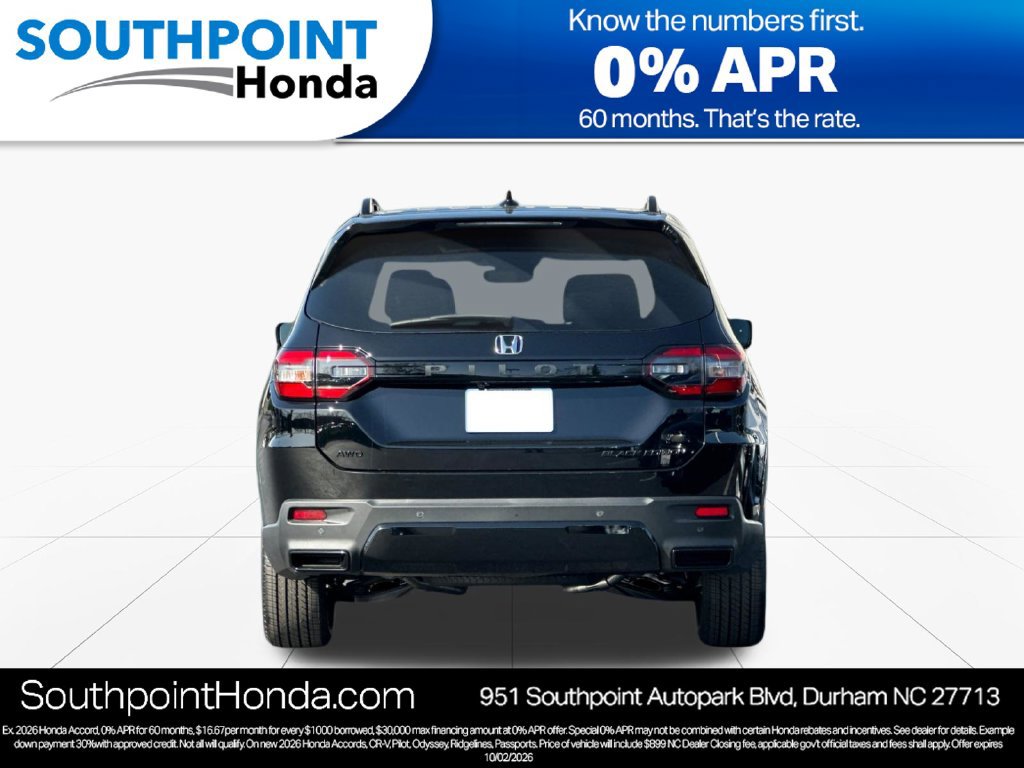 New 2026 Honda Pilot Black Edition image 5