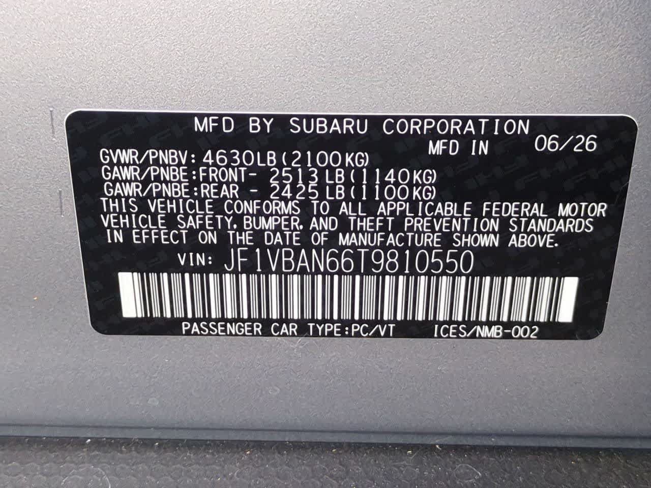 New 2026 Subaru WRX Limited AWD/4WD image 36