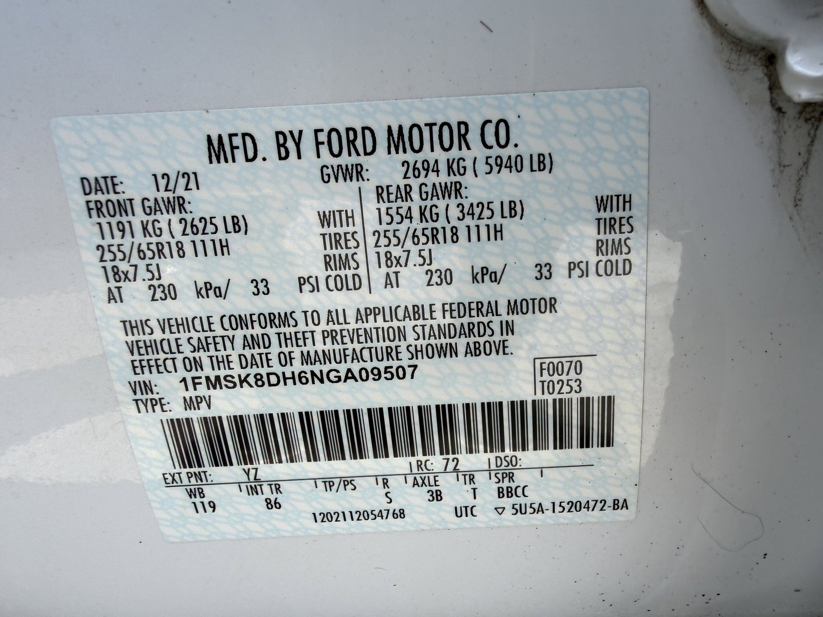 Used 2022 Ford Explorer XLT AWD/4WD image 36