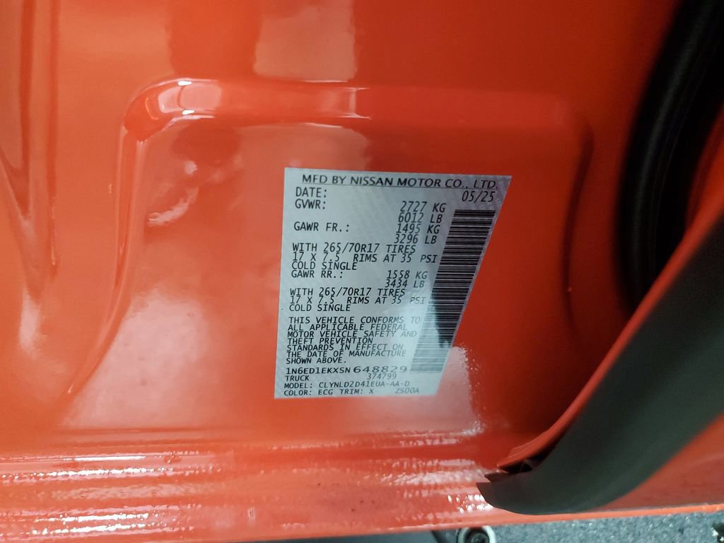 New 2025 Nissan Frontier PRO-4X image 37