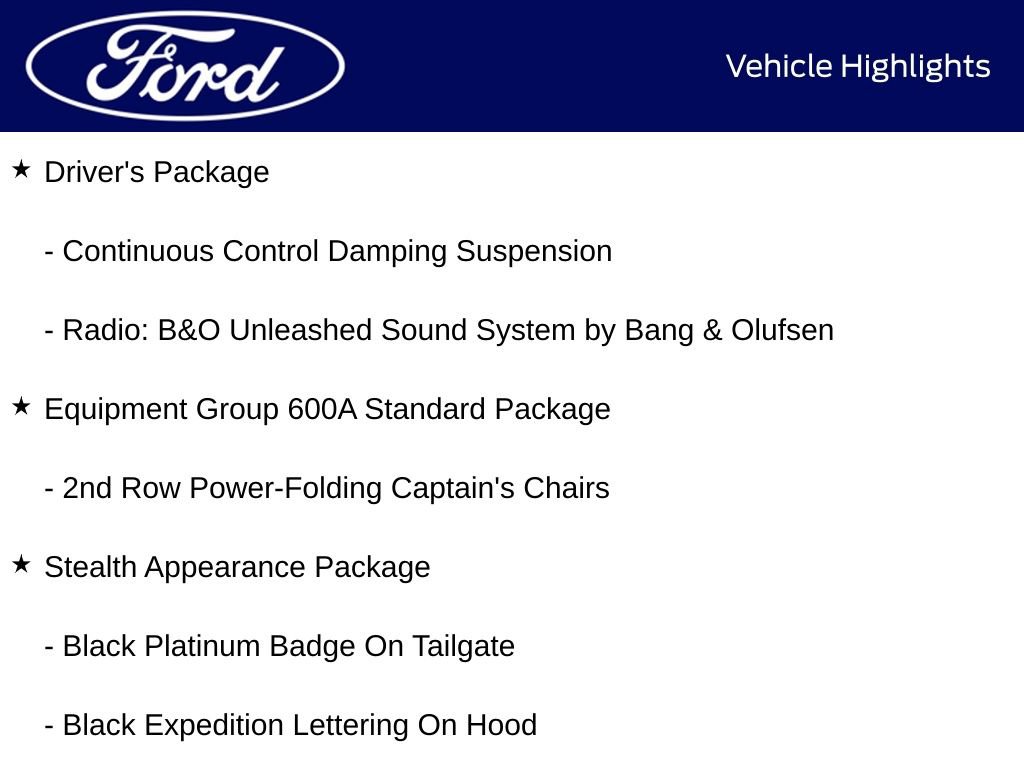 New 2025 Ford Expedition Platinum w/ Stealth Performance Package image 10
