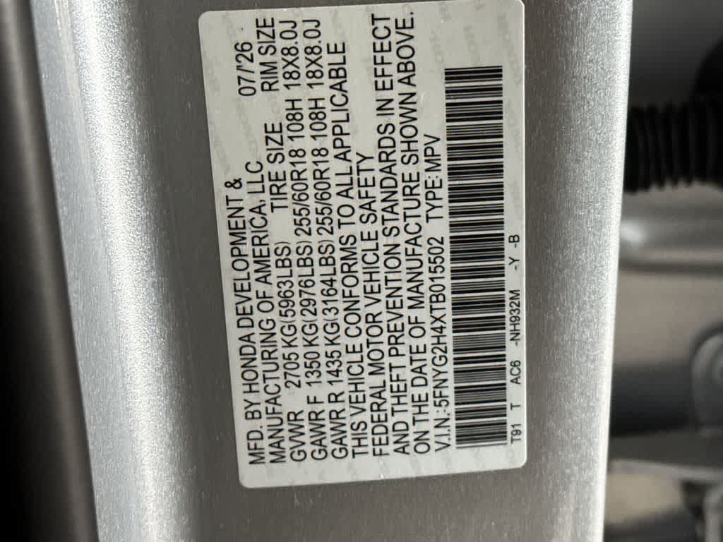New 2026 Honda Pilot EX-L image 28
