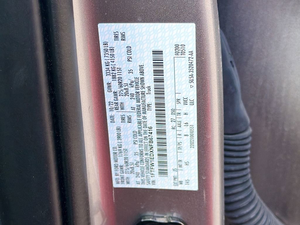 Used 2022 Ford F150 Lariat w/ Equipment Group 502A High AWD/4WD image 42